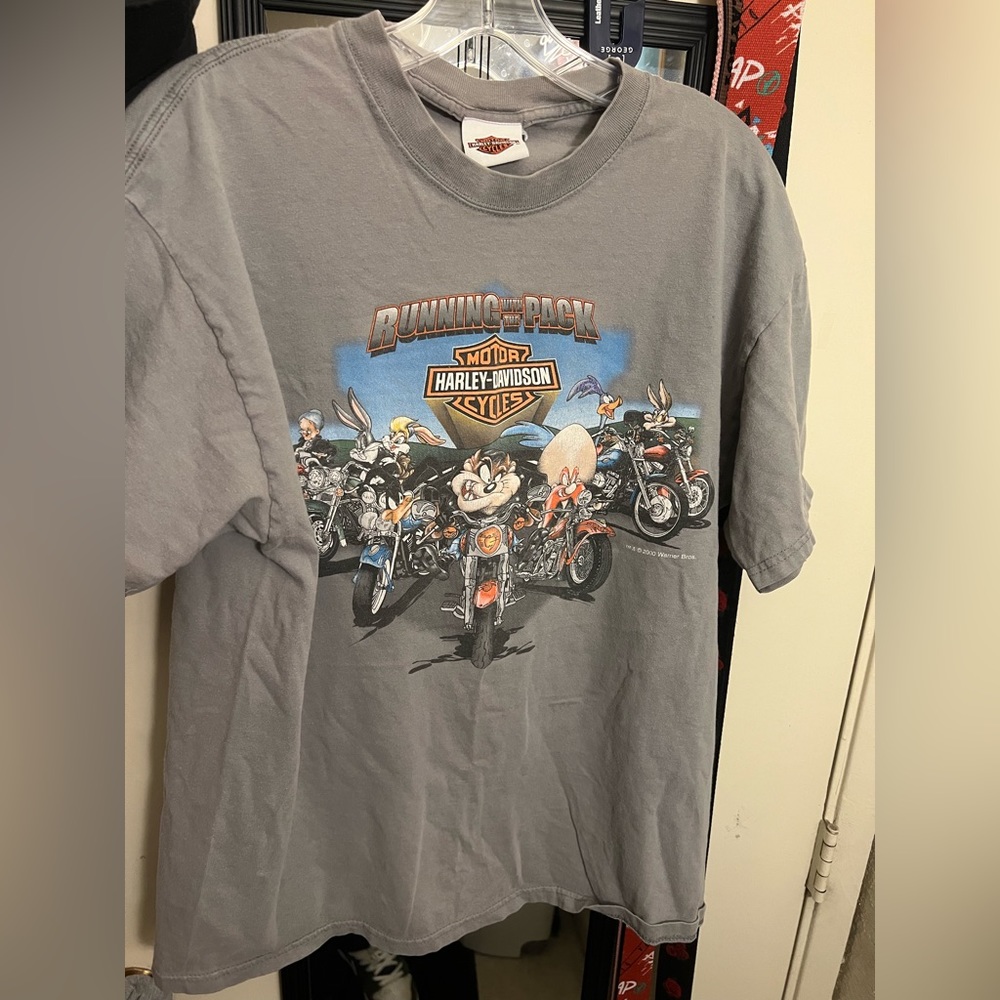 RARE HARLEY DAVIDSON CARTOON TEE